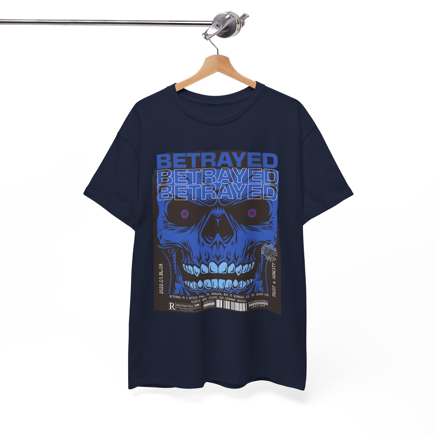 Betrayed Unisex Heavy Cotton Tee | Bold Graphic T-Shirt for Statement Style - Artshirtcouture