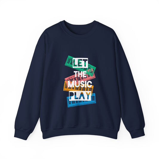 Let the music play Unisex Heavy Blend™ Crewneck Sweatshirt - ArtShirt Couture