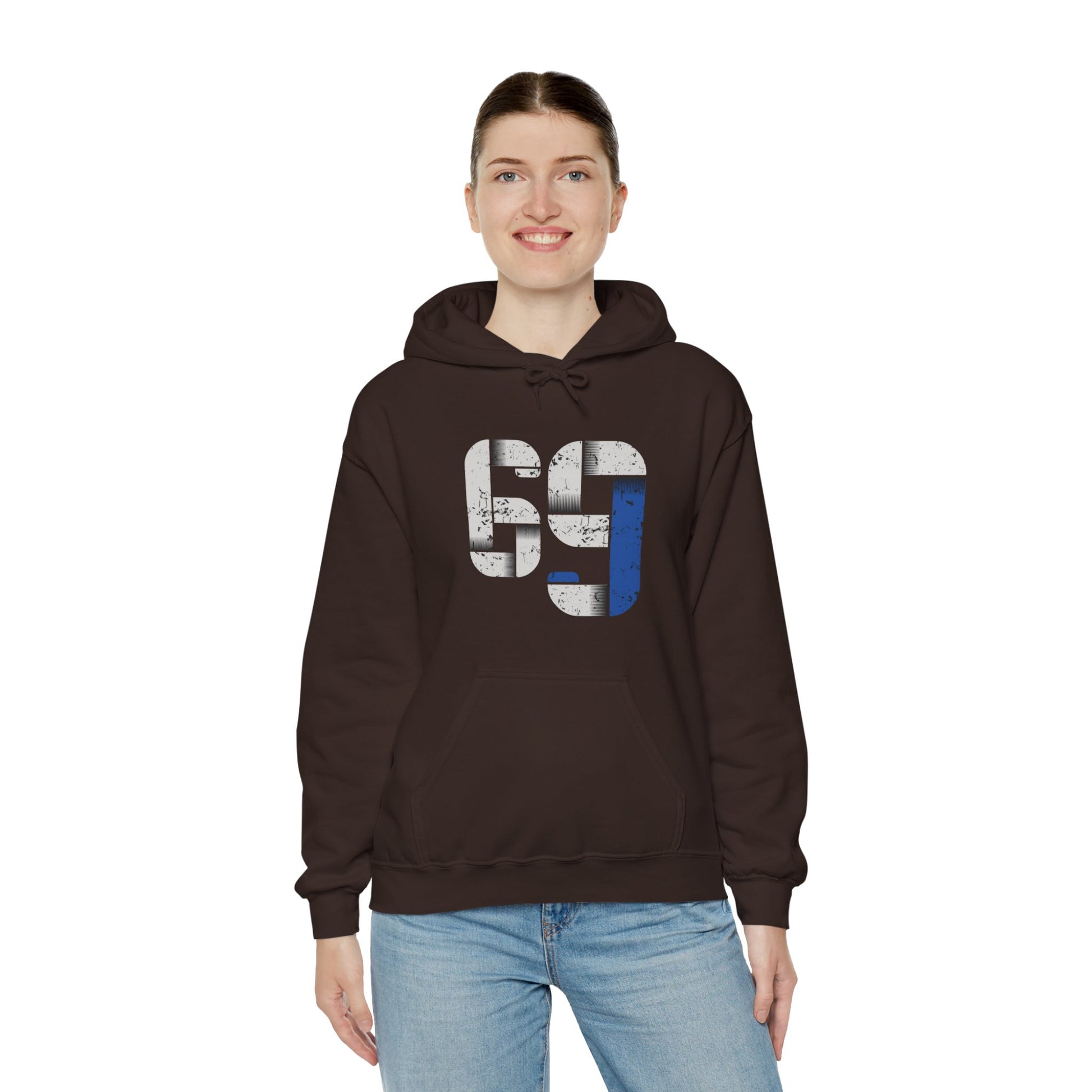 Sixty Nine Unisex Heavy Blend™ Hoodie | Fun Graphic Sweatshirt for Casual Style - ArtShirt Couture