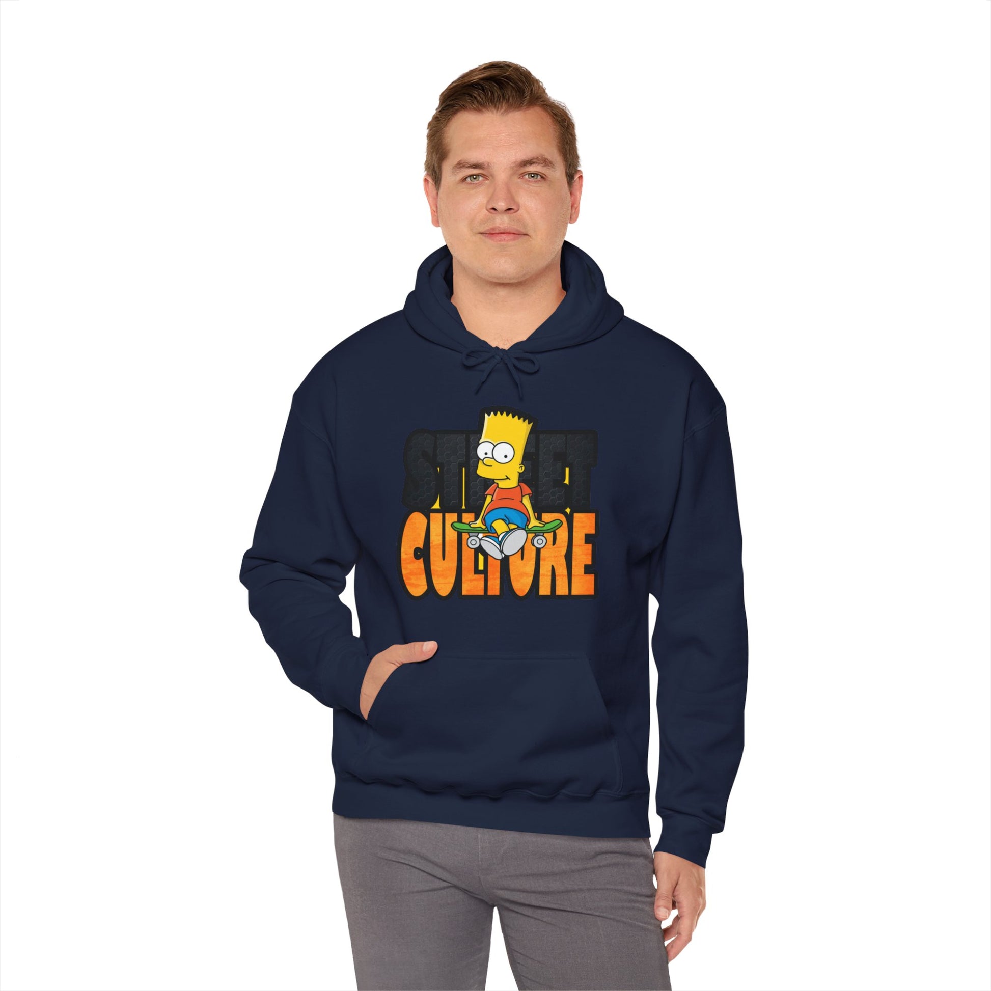 Bart Simpson Designed Unisex Heavy Blend™ Hooded Sweatshirt - ArtShirt Couture