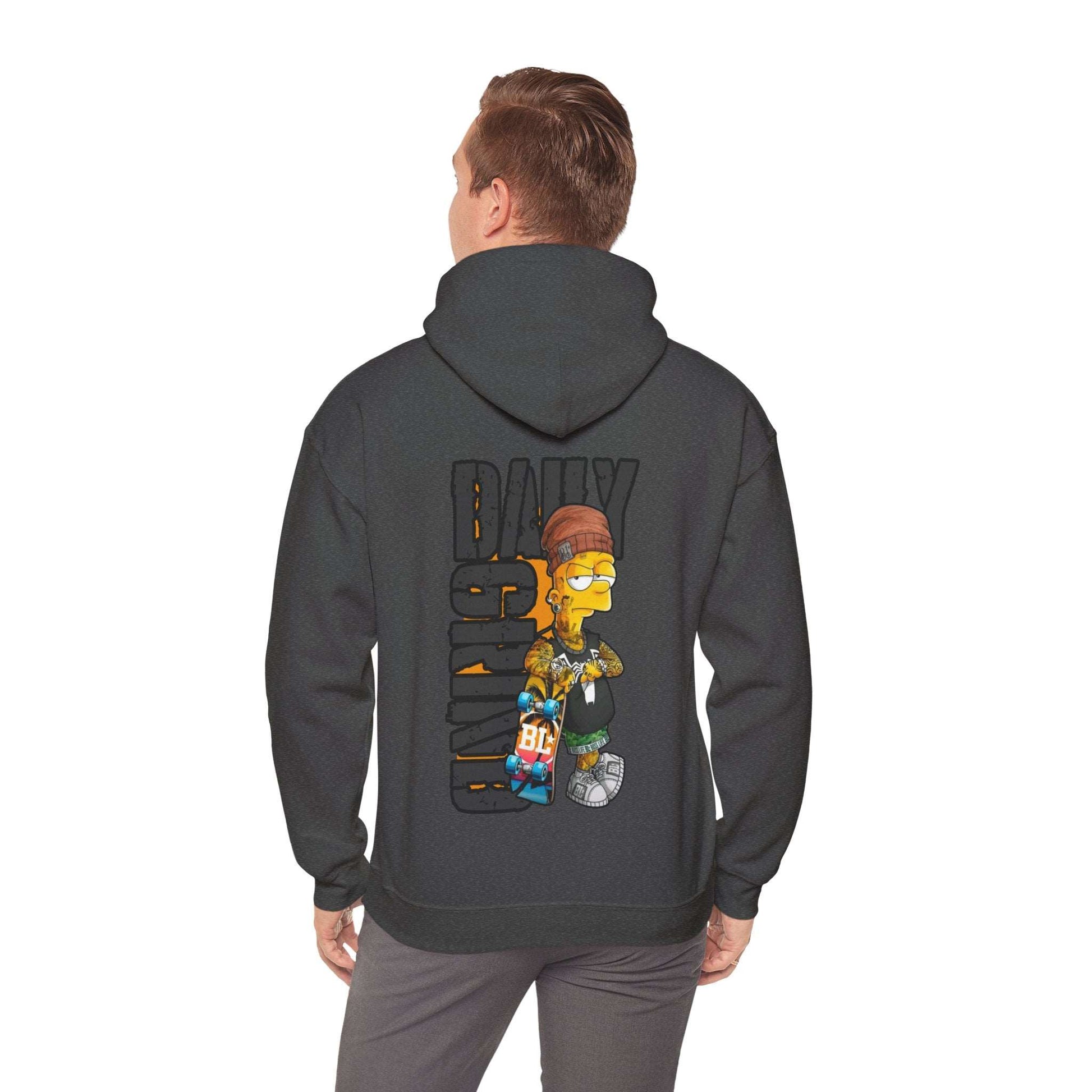 Bart Simspon its nice to be human Unisex Heavy Blend™ Hoodie - ArtShirt Couture