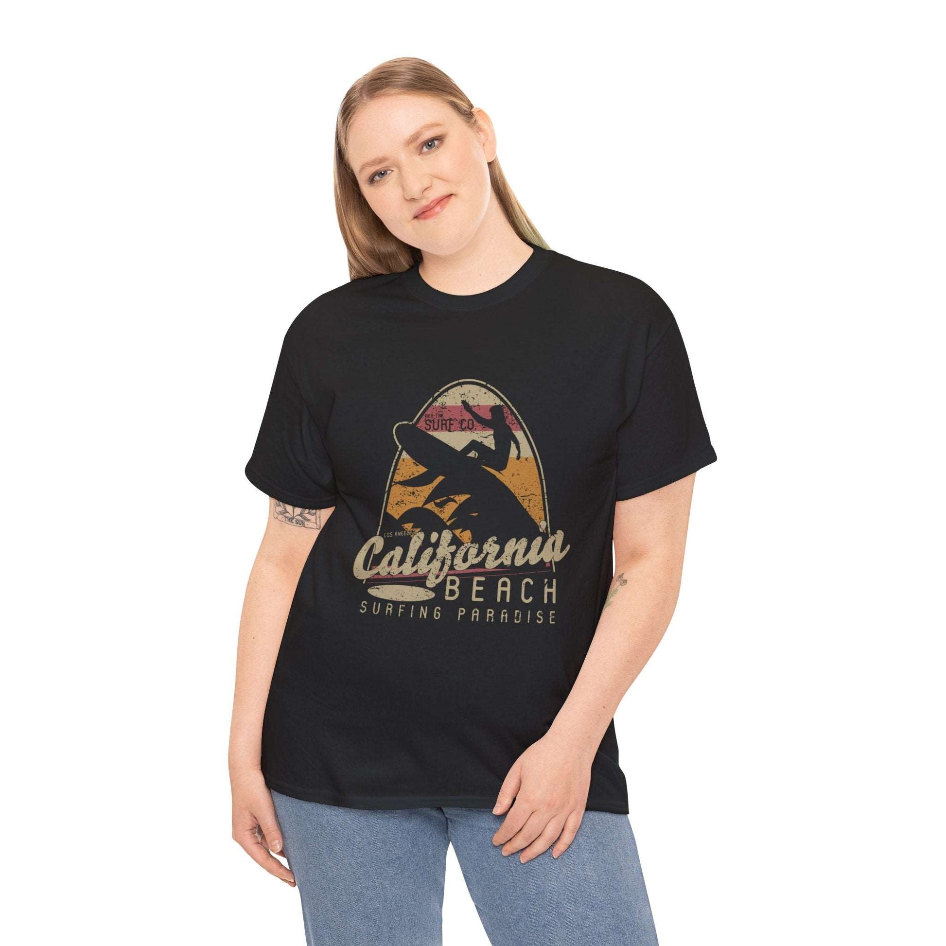 California Beach Surfing Paradise Tee - ArtShirt Couture