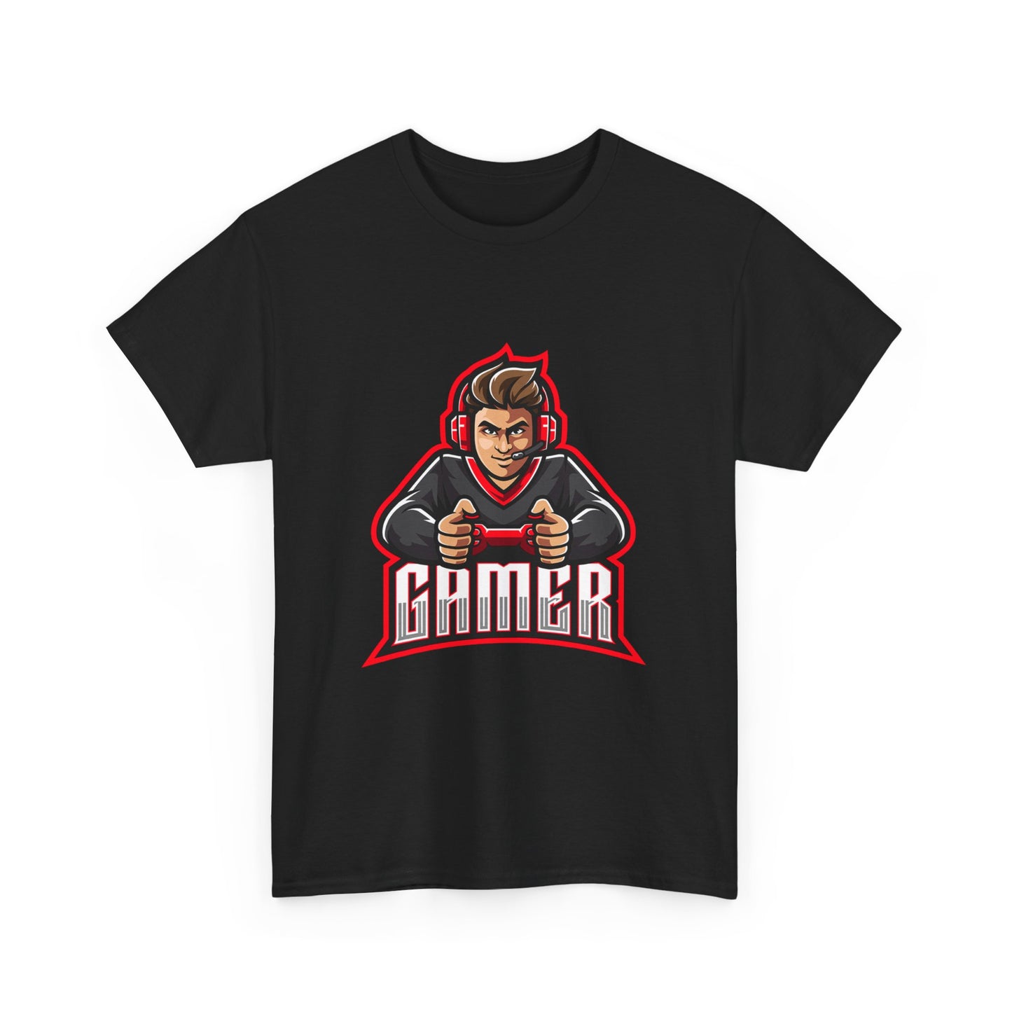 The Gamer Unisex Heavy Cotton Tee | Stylish Graphic T-Shirt for Gaming Enthusiasts - ArtShirt Couture