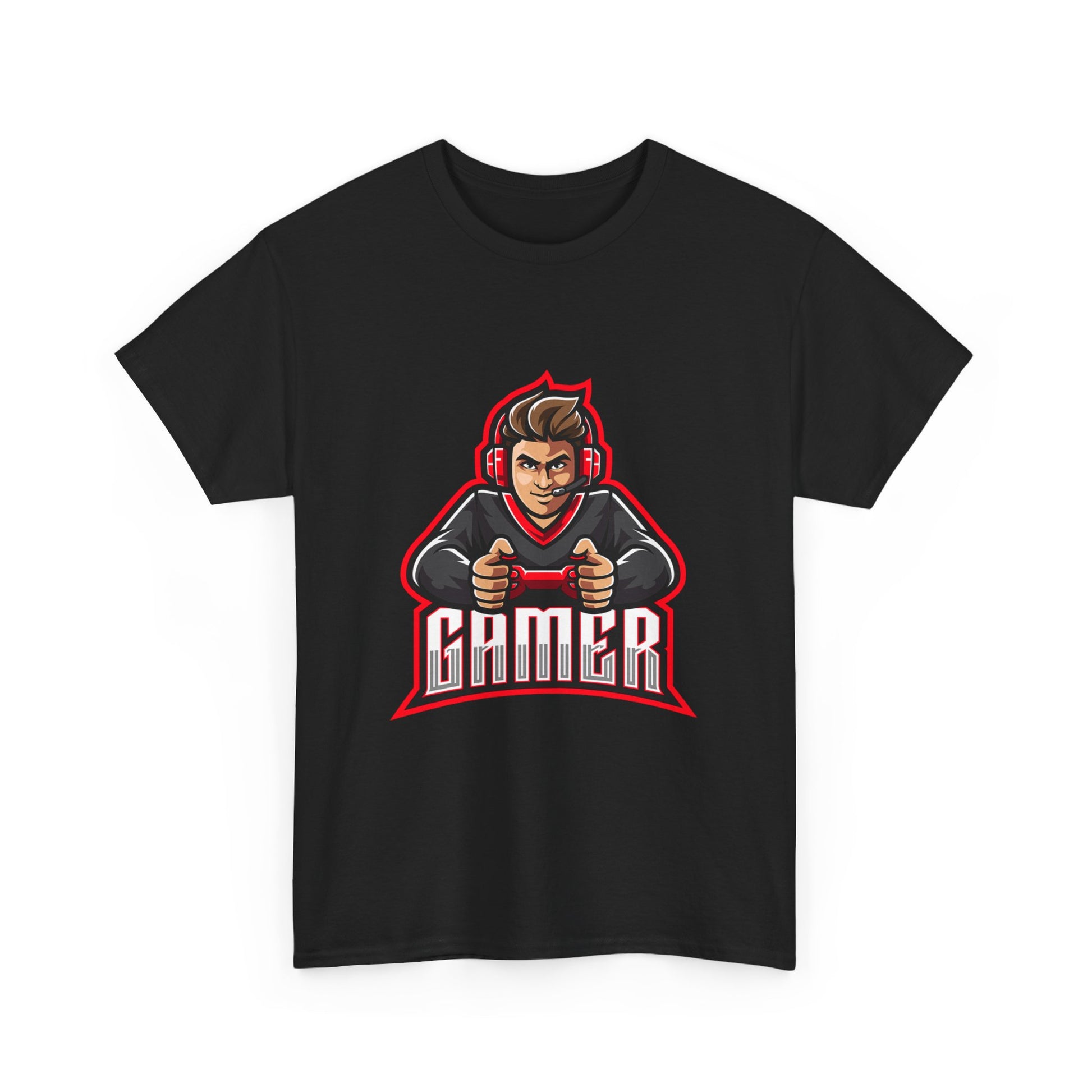 The Gamer Unisex Heavy Cotton Tee | Stylish Graphic T-Shirt for Gaming Enthusiasts - ArtShirt Couture