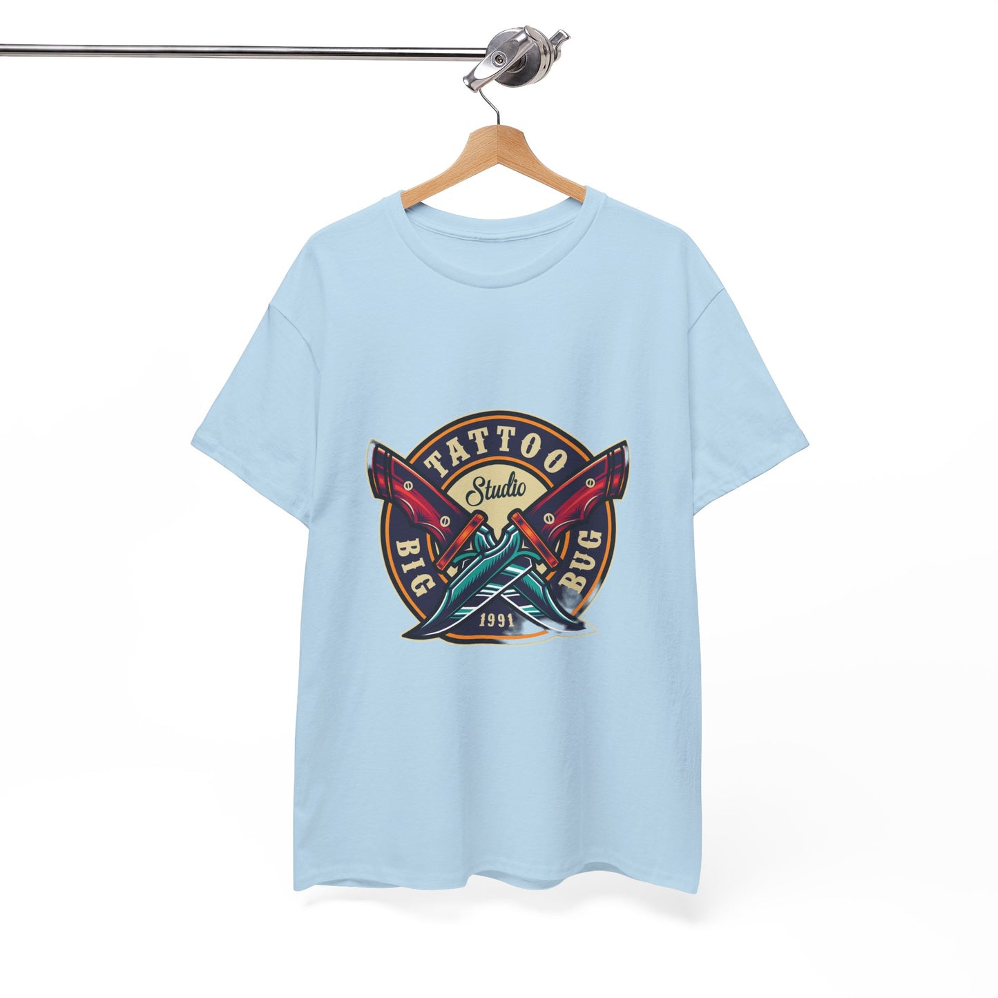 Tattoo Unisex Heavy Cotton Tee | Stylish Graphic T-Shirt for Tattoo Enthusiasts - ArtShirt Couture