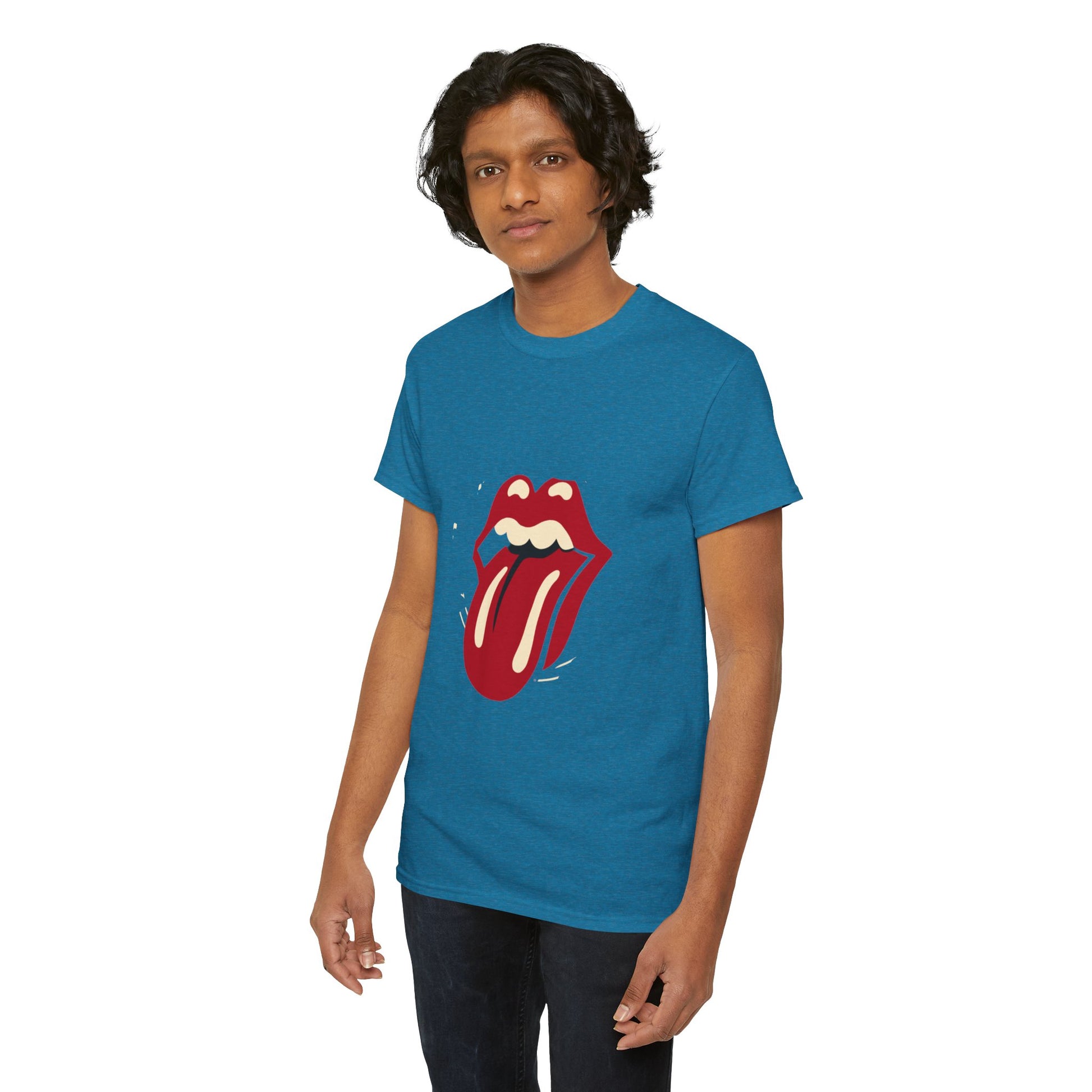The Stone Tongue Unisex Heavy Cotton Tee | Edgy Graphic T-Shirt for Rock Music Fans - ArtShirt Couture