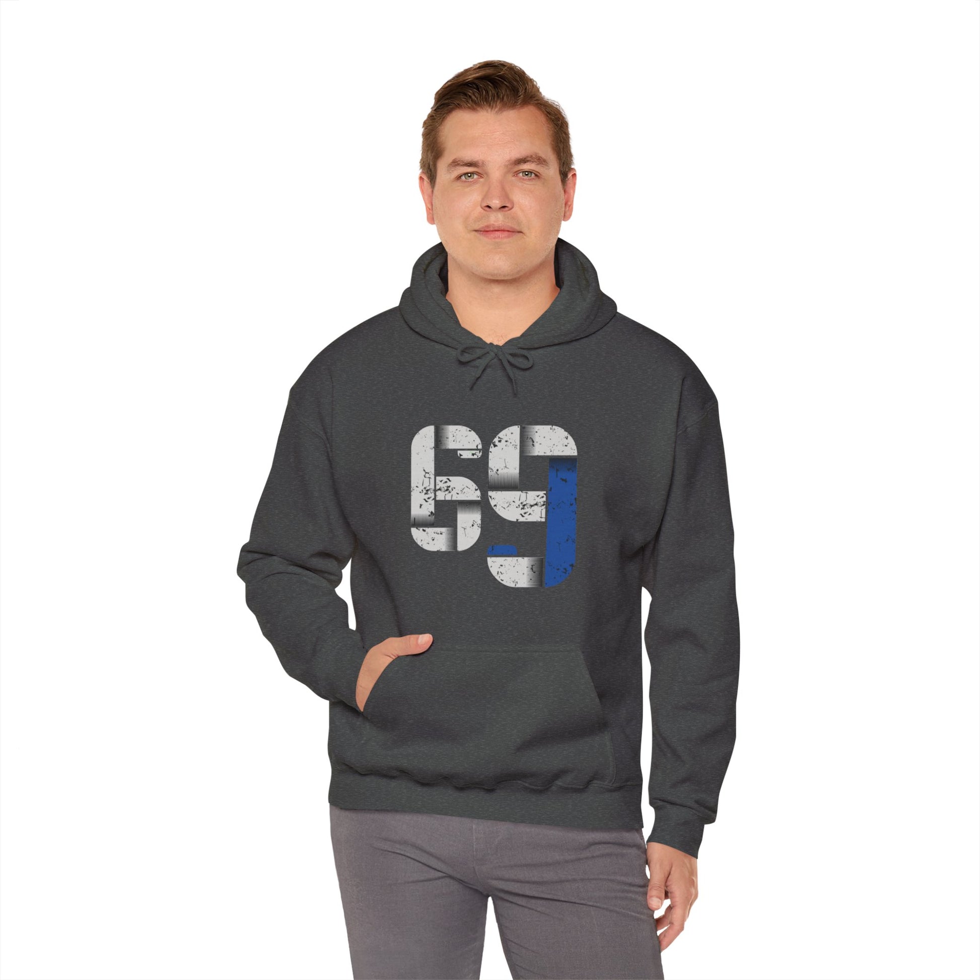 Sixty Nine Unisex Heavy Blend™ Hoodie | Fun Graphic Sweatshirt for Casual Style - ArtShirt Couture