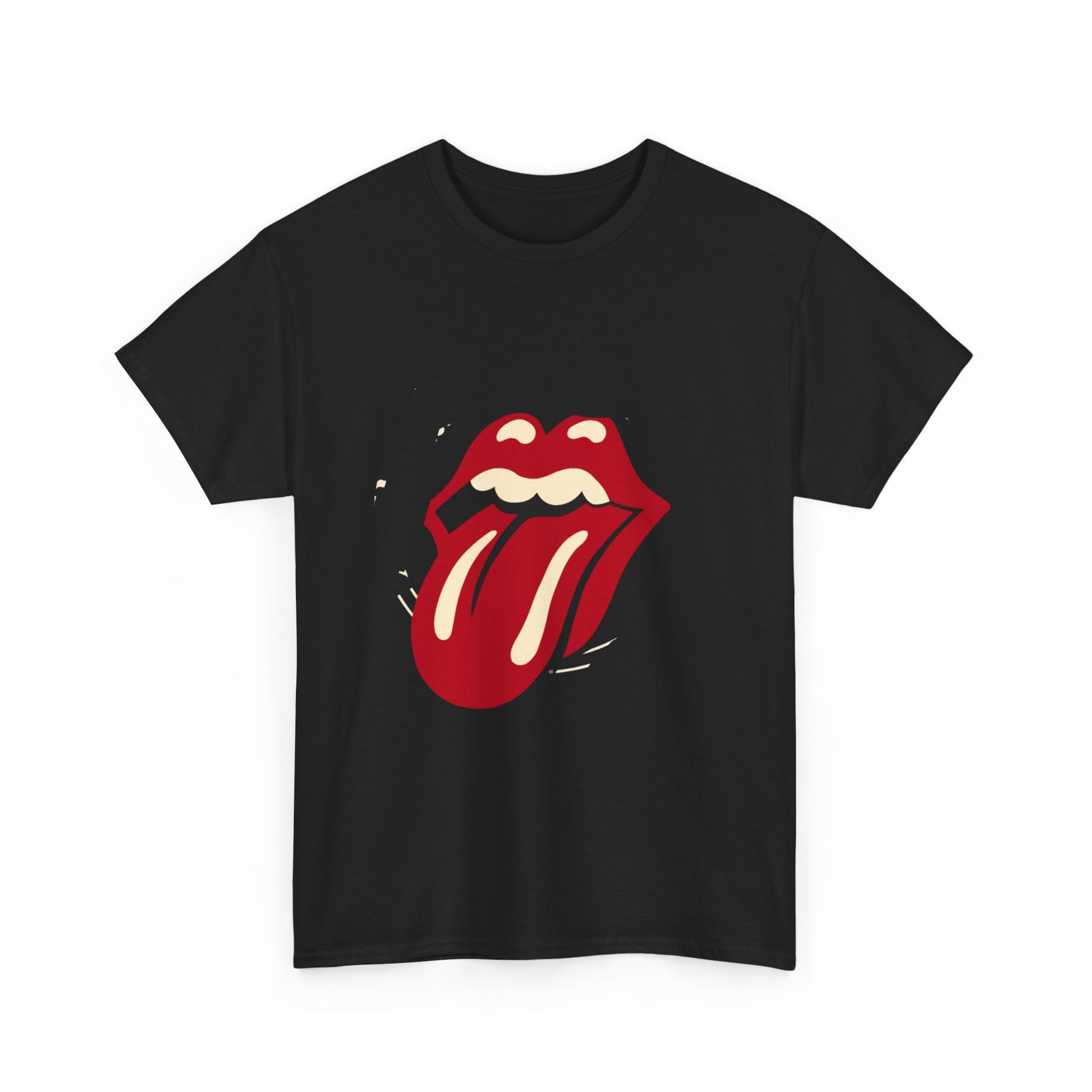 The Stone Tongue Unisex Heavy Cotton Tee | Edgy Graphic T-Shirt for Rock Music Fans - ArtShirt Couture