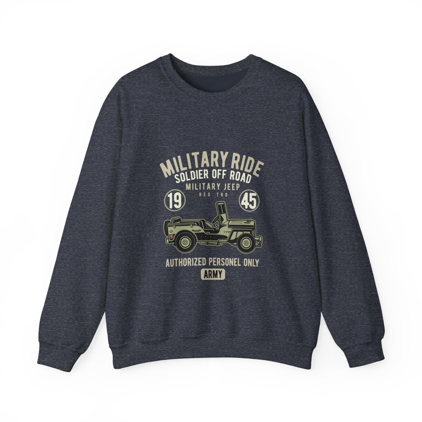 Military ride Unisex Heavy Blend™ Crewneck Sweatshirt - ArtShirt Couture