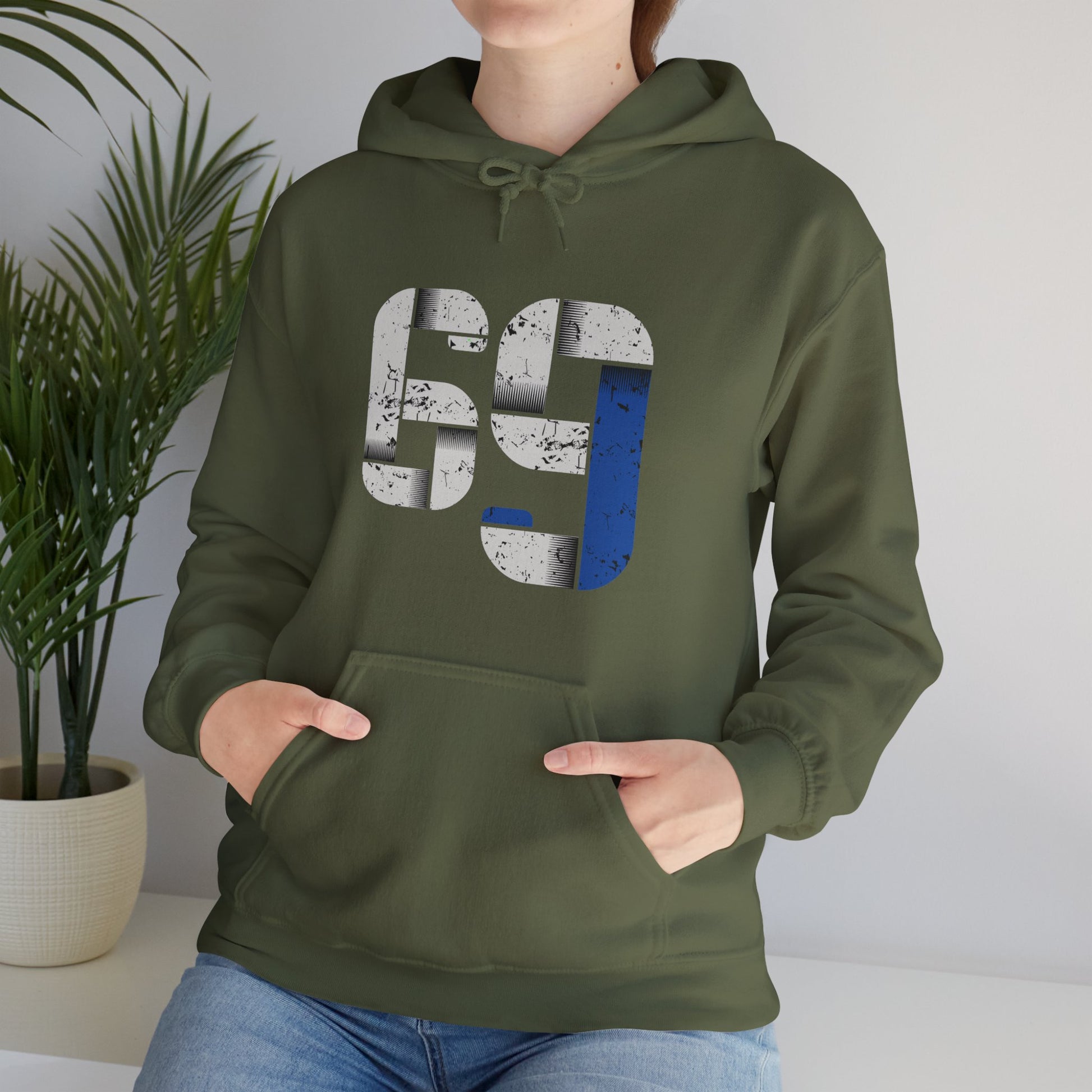 Sixty Nine Unisex Heavy Blend™ Hoodie | Fun Graphic Sweatshirt for Casual Style - ArtShirt Couture