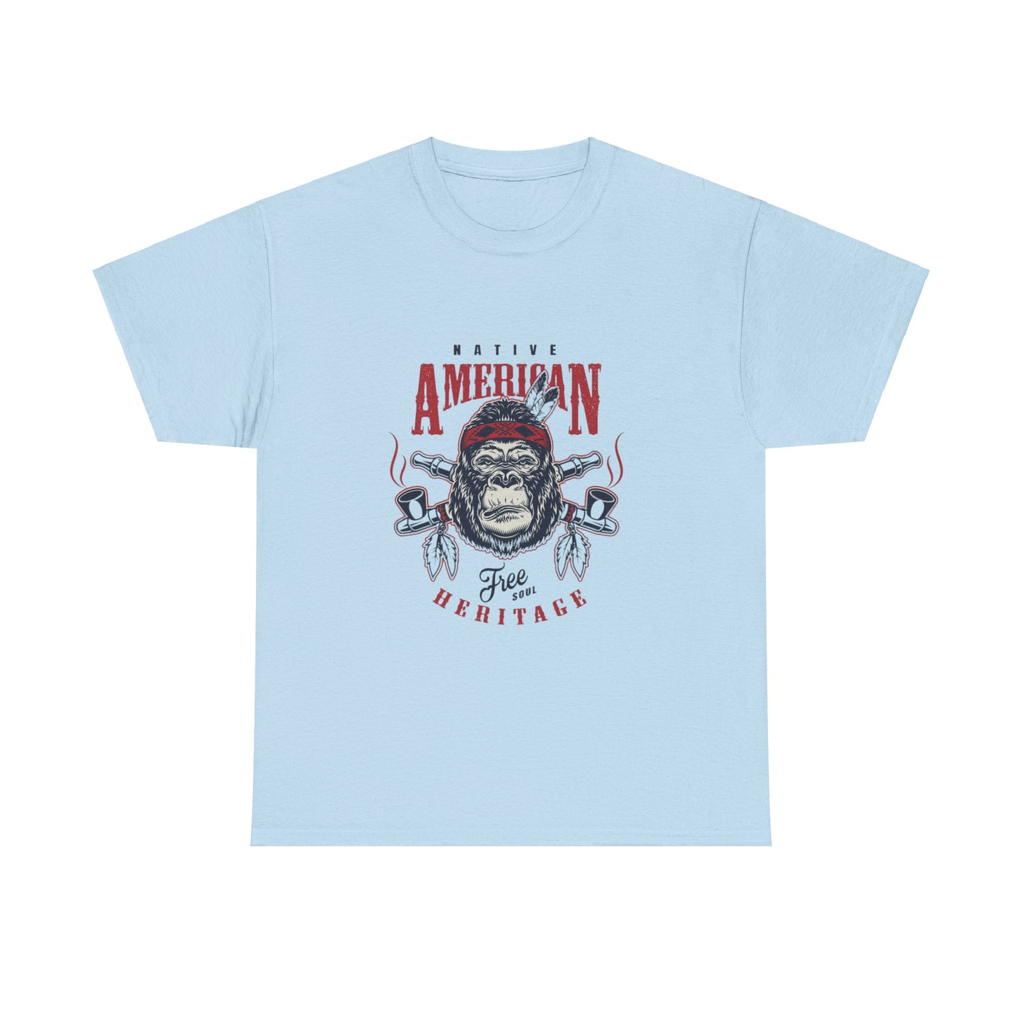 Native American graphic Unisex Heavy Cotton Tee - ArtShirt Couture