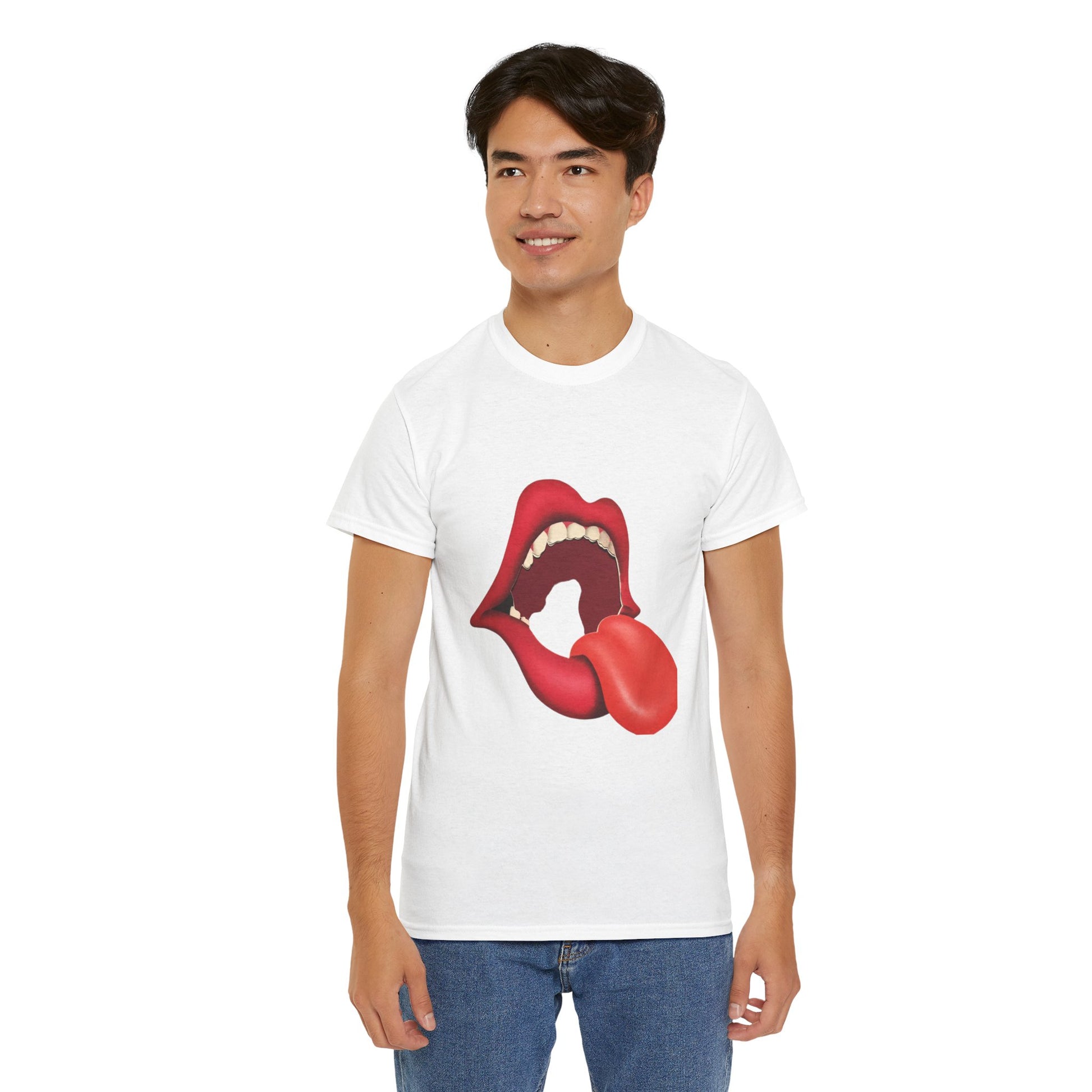 The Stones Unisex Heavy Cotton Tee | Classic Graphic T-Shirt for Rock Music Lovers - ArtShirt Couture