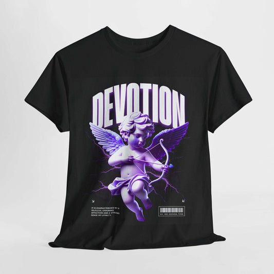 Devotion Unisex Heavy Cotton Tee | Inspirational Graphic T-Shirt - Artshirtcouture