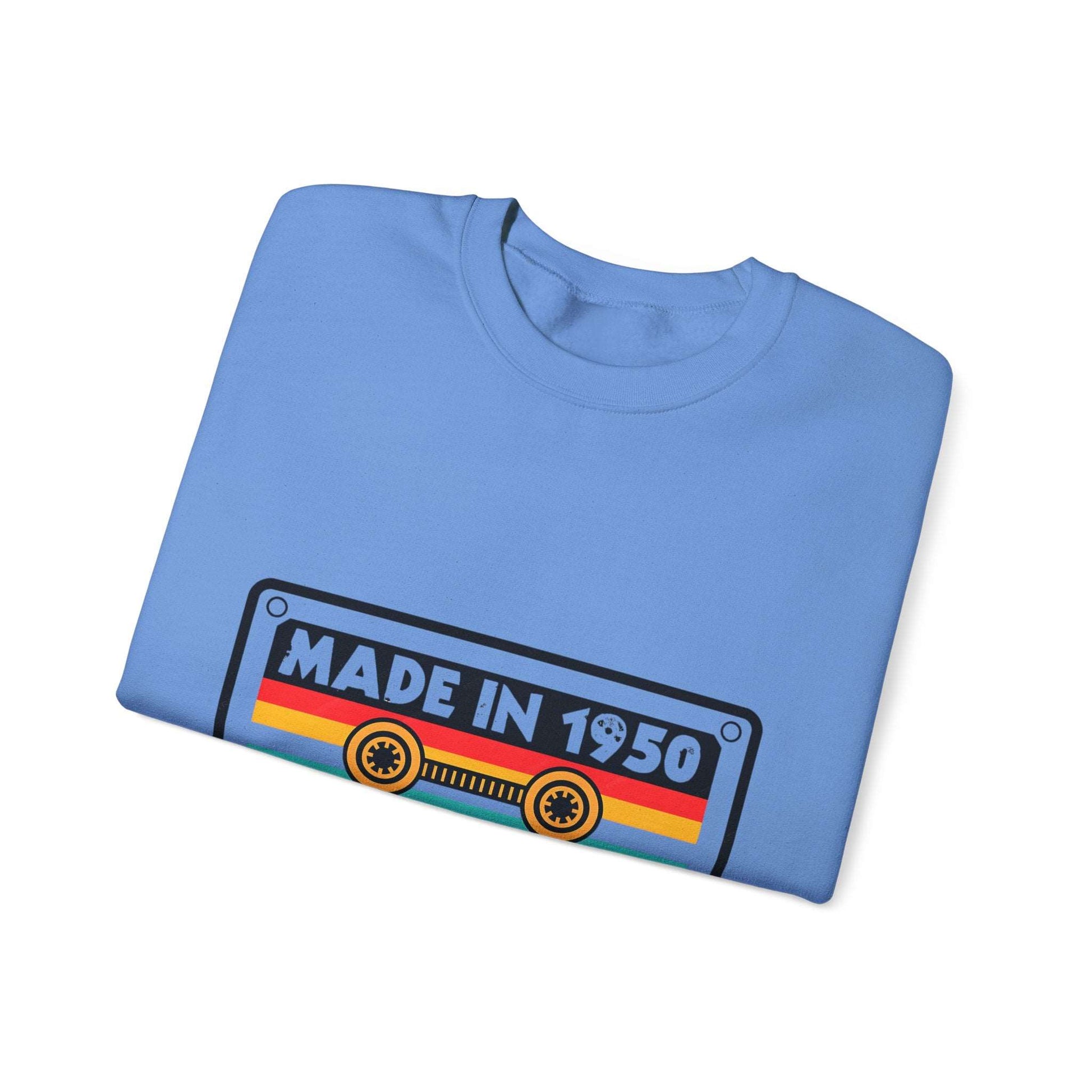 Vintage 1950s Old Tape Cassette Unisex Heavy Blend™ Crewneck Sweatshirt | Retro Graphic Sweatshirt - ArtShirt Couture