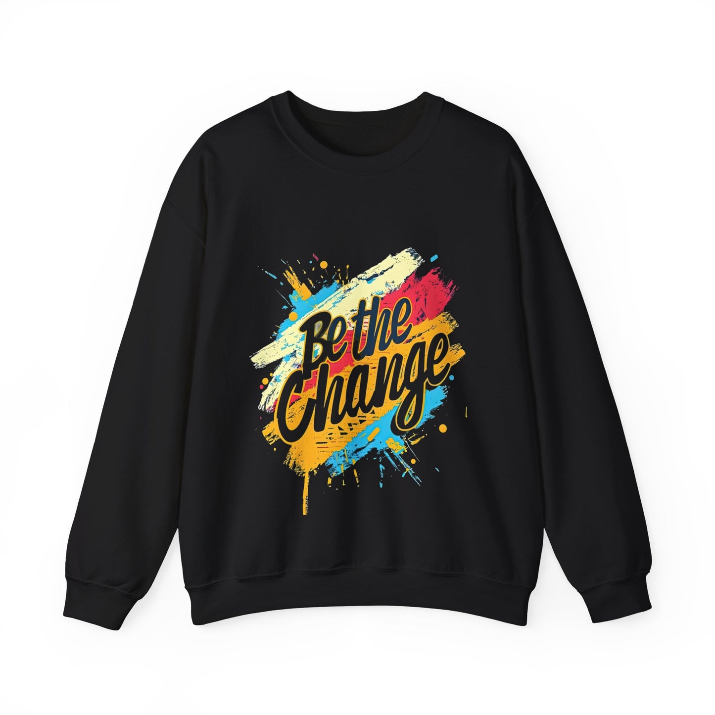 Be the Change Unisex Heavy Blend™ Crewneck Sweatshirt | Inspirational Graphic Sweatshirt - Artshirtcouture