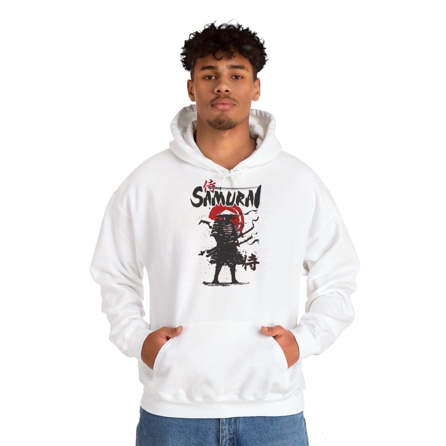 Samurai Unisex Heavy Blend™ Graphic Hoodie | Stylish Japanese Warrior Sweatshirt for Men & Women - ArtShirt Couture